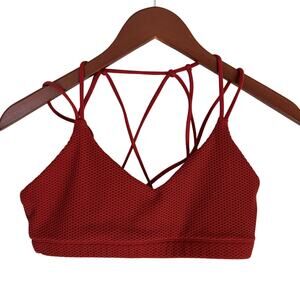 Lorna Jane Women’s XXS Red Strappy Sports Bra